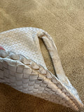 Bottega Veneta Intrecciato Hobo Medium White