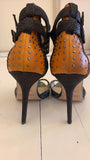 Jimmy Choo Python High Heeled Multicolor Strappy Sandals - Dyva's Closet