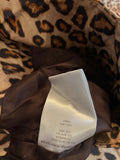 Alexander McQueen Fall 2005 Runway Look 17 Leopard Skirt with Fur Trim - Dyva's Closet