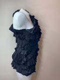 Bottega Veneta Couture Ruffled One Shoulder Bustier - Dyva's Closet