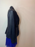Isaac Sellam Experience  Leather Blazer - Dyva's Closet
