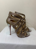 Christian Louboutin Balota 120 Glitter Sandal - Dyva's Closet