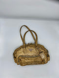 Prada Limited Edition Genuine Tan Beige Python Snakeskin Leather Satchel - Dyva's Closet
