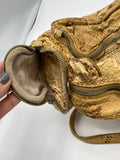 Prada Limited Edition Genuine Tan Beige Python Snakeskin Leather Satchel - Dyva's Closet