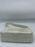 Tod's White Leather and Sequin Bag - Dyva's Closet