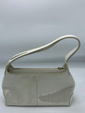 Tod's White Leather and Sequin Bag - Dyva's Closet