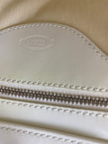 Tod's White Leather and Sequin Bag - Dyva's Closet