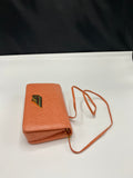 Judith Leiber Karung ( Lizard) Crossbody/Clutch with Native American embellishment - Dyva's Closet