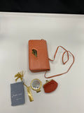 Judith Leiber Karung ( Lizard) Crossbody/Clutch with Native American embellishment - Dyva's Closet
