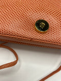 Judith Leiber Karung ( Lizard) Crossbody/Clutch with Native American embellishment - Dyva's Closet