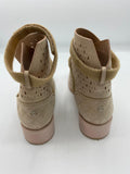 Chanel S17 Beige Wrap Ankle Boots - Dyva's Closet