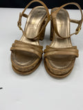 Chanel Platform Cork Sandals - Dyva's Closet