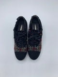 Chanel Tweed Lace Up Ankle Booties - Dyva's Closet