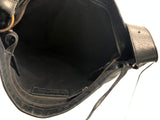 Balenciaga  Balenciaga Besace Hobo  Black Leather Messenger Bag - Dyva's Closet