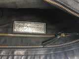 Balenciaga  Balenciaga Besace Hobo  Black Leather Messenger Bag - Dyva's Closet