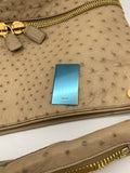 Tom Ford Nina Hobo in Ostrich - Dyva's Closet