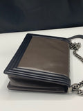 Chanel Boy Reverso Large Taupe Brown/Black Lambskin with Fabric Lining and Ruthenium Hardware Shoulder Bag - Dyva's Closet