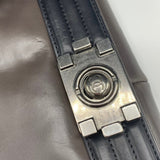 Chanel Boy Reverso Large Taupe Brown/Black Lambskin with Fabric Lining and Ruthenium Hardware Shoulder Bag - Dyva's Closet