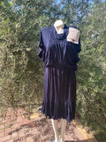 Patou NWT blue jersey smock dress