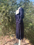 Patou NWT blue jersey smock dress
