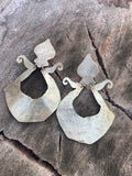 Hervé Van der Straeten hand hammered bronze earrings