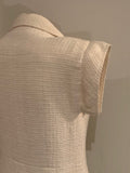 Chanel 2007 Resort  Collection Cream Tweed Dress ( look 8 on the Runway) - Dyva's Closet