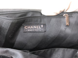 Chanel Portobello Handbag in Grey/ Black leather - Dyva's Closet