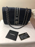 Chanel Blue Leather Sport Flap Bag - Dyva's Closet