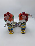Dolce and Gabbana Vaso Fiori Maioliche Heels - Dyva's Closet