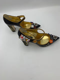 Dolce and Gabbana Brocade Mary Janes  from the Queen of Hearts Collection - Dyva's Closet