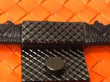 Bottega Veneta Women's Tangerine and Black Intrecciato Mini Nappa Glass Bag - Dyva's Closet