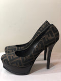 Fendi 'Fendista Zucca' Platform Pump - Dyva's Closet