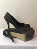 Fendi 'Fendista Zucca' Platform Pump - Dyva's Closet