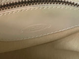 Tod's White Leather and Sequin Bag - Dyva's Closet