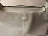 Tod's White Leather and Sequin Bag - Dyva's Closet
