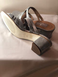 Clorinda Antinori Silver Sandals - Dyva's Closet