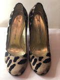 Guiseppe Zanotti Ponyhair Wedge - Dyva's Closet