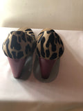 Guiseppe Zanotti Ponyhair Wedge - Dyva's Closet