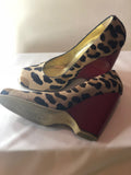 Guiseppe Zanotti Ponyhair Wedge - Dyva's Closet