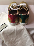 Gucci Gold Glitter Web Sneaker Ace ( New) - Dyva's Closet