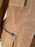 Yves Saint Laurent Vintage Leather Suit - Dyva's Closet