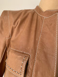 Yves Saint Laurent Vintage Leather Suit - Dyva's Closet