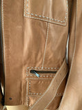 Yves Saint Laurent Vintage Leather Suit - Dyva's Closet