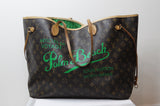 Louis Vuitton Palm Beach Neverfull GM Green - Dyva's Closet