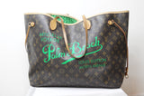 Louis Vuitton Palm Beach Neverfull GM Green - Dyva's Closet