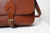 Louis Vuitton Cartouchière Brown Epi MM - Dyva's Closet
