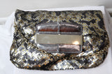 Jimmy Choo Metallic Chain Multicolor Sequin and Leather Shoulder Bag - Dyva's Closet