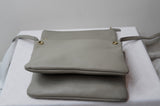 Celine Solo Small Trio Pouch Crossbody Bag in Beige - Dyva's Closet