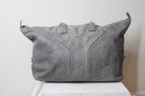Yves Saint Laurent Grey Stingray Embossed Leather Easy Y Zip Tote Bag - Dyva's Closet