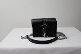 YSL Saint Laurent Candy Monogram Croc Embossed Chain Mini Bag - Dyva's Closet
